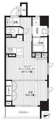 レジディア新御徒町の間取り画像