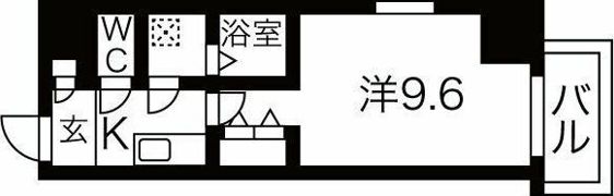 メイクス上前津Ⅱの間取り画像