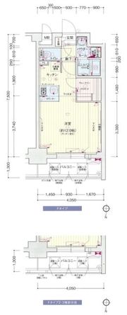 プレサンス栄ブリオの間取り画像
