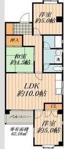 ベルパレス千代田の間取り画像
