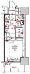 MAXIV東別院の間取り画像