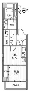 Alivis中野の間取り画像