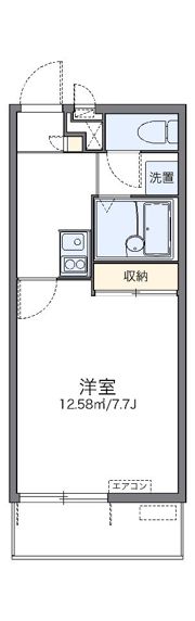 レオパレスコスモスの間取り画像