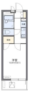 レオパレス名駅の間取り画像