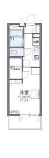 レオパレス中島町の間取り画像