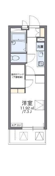 レオパレス中島町の間取り画像