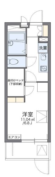 レオパレス名古屋駅の間取り画像