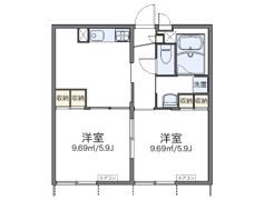 レオパレスエフアールの間取り画像