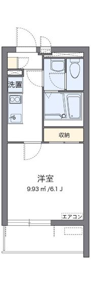 クレイノ太閤通の間取り画像