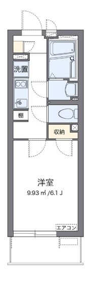クレイノ太閤通の間取り画像