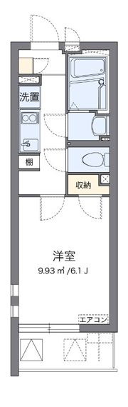 クレイノ太閤通の間取り画像
