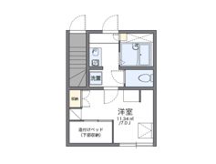 レオパレス大門の間取り画像