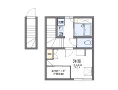 レオパレス大門の間取り画像