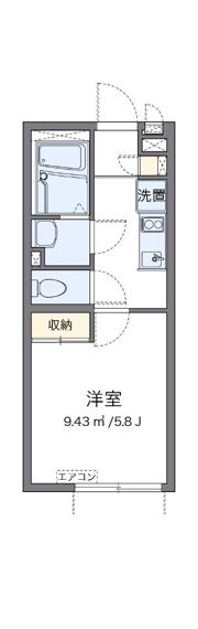 レオネクストノンブルキャトルの間取り画像