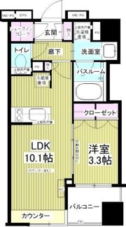 アンビックス神田の間取り画像