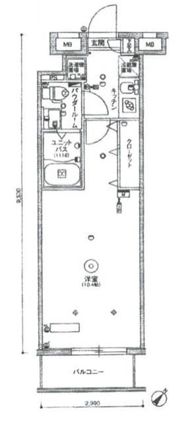 スカイコートパレス押上Ⅲの間取り画像