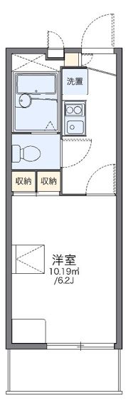 レオパレス城屋敷110の間取り画像
