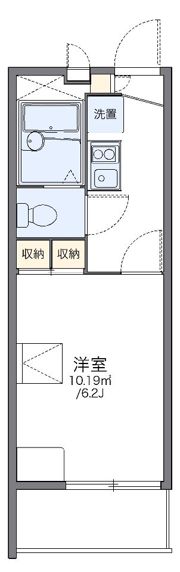 レオパレス城屋敷110の間取り画像