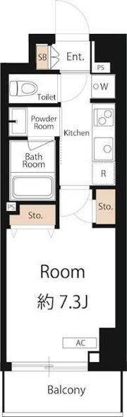HY’s flat 糀谷の間取り画像
