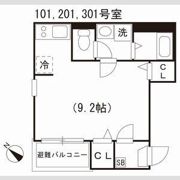 ベルフィノ名古屋の間取り画像