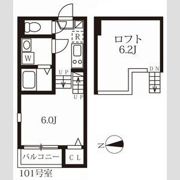 ハーモニーテラス名楽町の間取り画像
