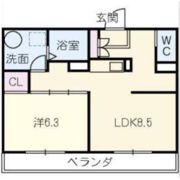 スペースヒルズの間取り画像