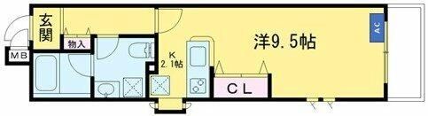 ミルーム赤坂の間取り画像