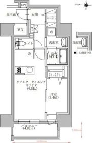 TENAS泉(テナス泉)の間取り画像