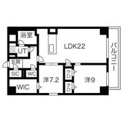 JMFレジデンス名駅南(旧:Dimora名駅南)の間取り画像