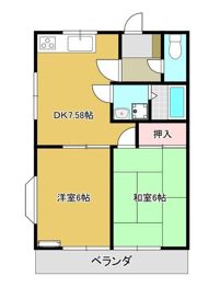 リバーサイド野本Ⅱの間取り画像