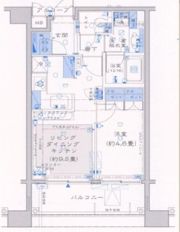 ファミール日本橋浜町グランスイートの間取り画像