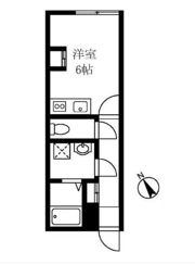 早稲田鶴巻IMAハウスの間取り画像