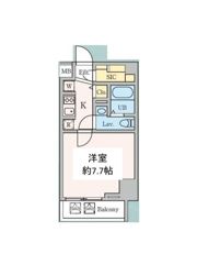 ドゥーエ西大島Ⅲの間取り画像