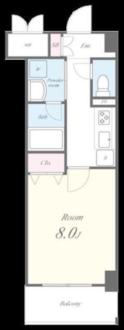 ブレイブワンの間取り画像