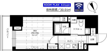 グランドコンシェルジュ六本木の間取り画像