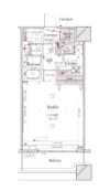 コンシェリア西新宿 TOWER’S WESTの間取り画像