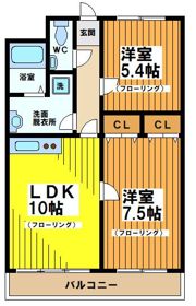 アルパイン松原の間取り画像