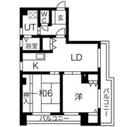 宝竹橋ハイツの間取り画像