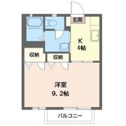 グランドール天川Aの間取り画像