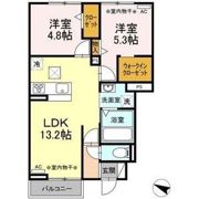 VERITE東静岡の間取り画像