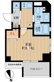 クリオ戸越銀座壱番館の間取り画像