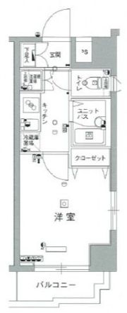 スカイコート後楽園壱番館の間取り画像