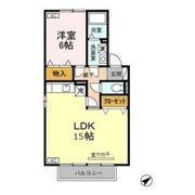 リバービュー Bの間取り画像