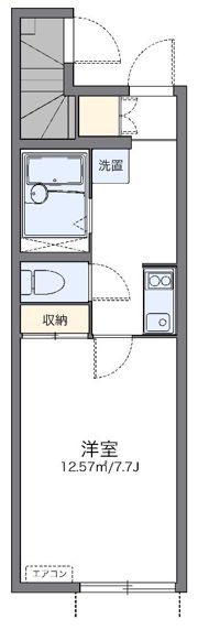 レオネクストNANAの間取り画像