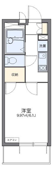 レオパレスマイン金山の間取り画像
