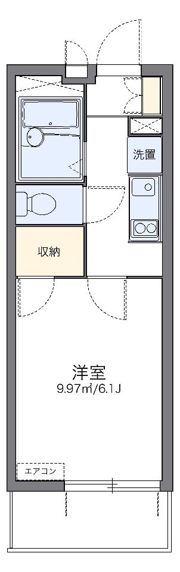 レオパレスマイン金山の間取り画像