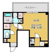 アクアスウィル浅草の間取り画像
