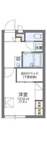 レオパレスISHIDAの間取り画像