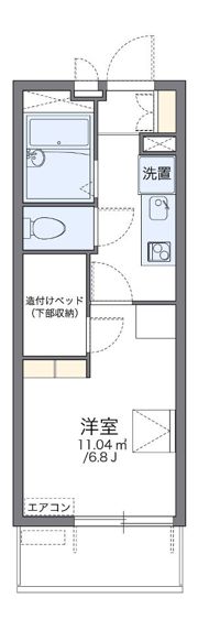 レオパレス大井町の間取り画像