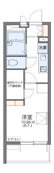 レオパレス大井町の間取り画像